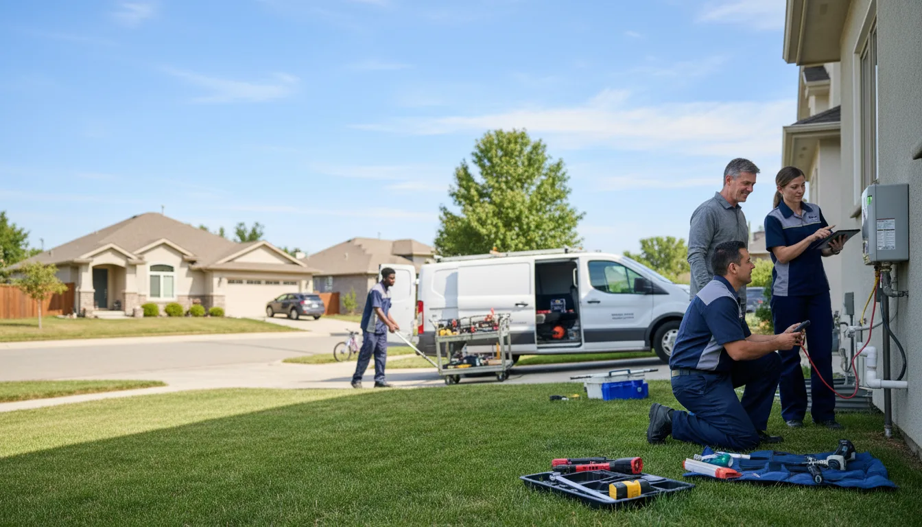 Tankless water heater service in Greenview, CA